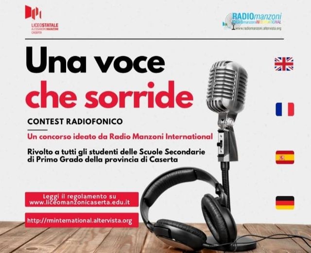 Prima edizione del Contest radiofonico targato Liceo Manzoni – Una voce che sorride.