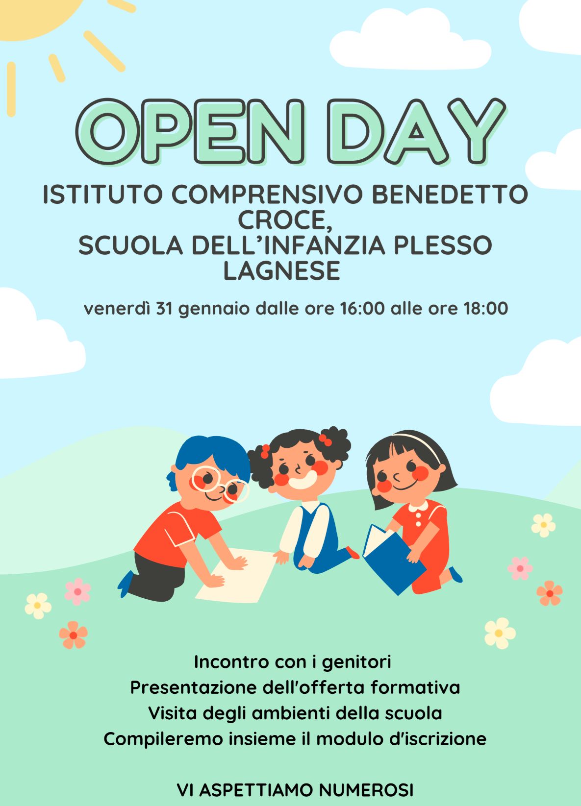 Open Day scuola dell’Infanzia